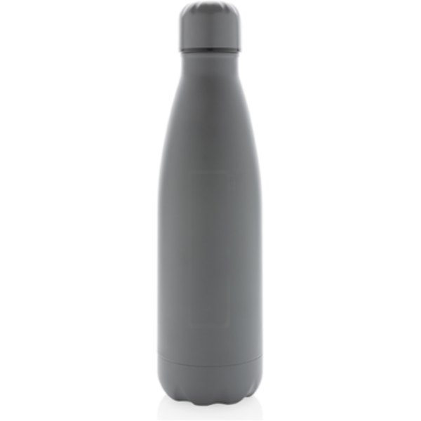 Unikleur vacuüm geïsoleerde roestvrijstalen fles 500 ml — drukvlak artikel achterzijde midden