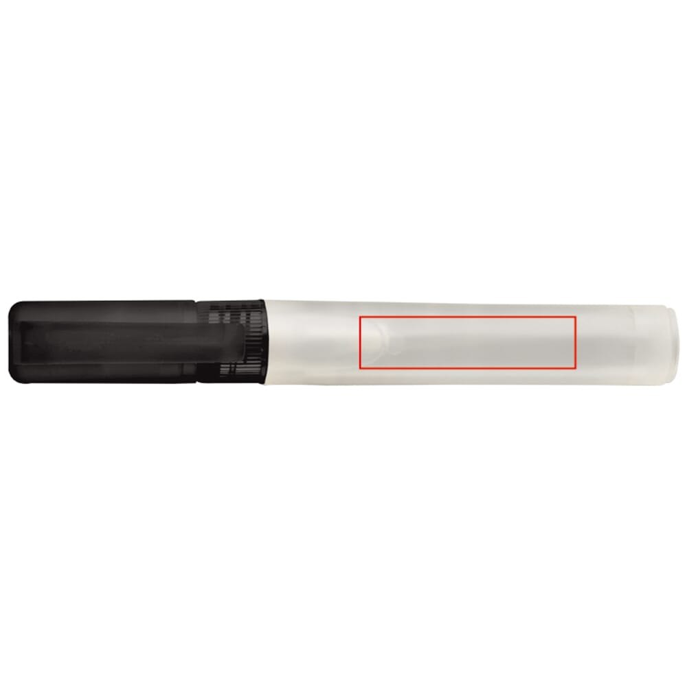 Hand cleaning spray 8m — drukvlak verlengde van de clip