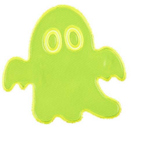 RFX™ Reflecterende sticker geest medium — drukvlak voorkant (onder reflecterende laag)