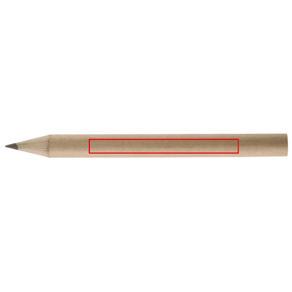 Potlood mini — drukvlak midden op de zijkant
