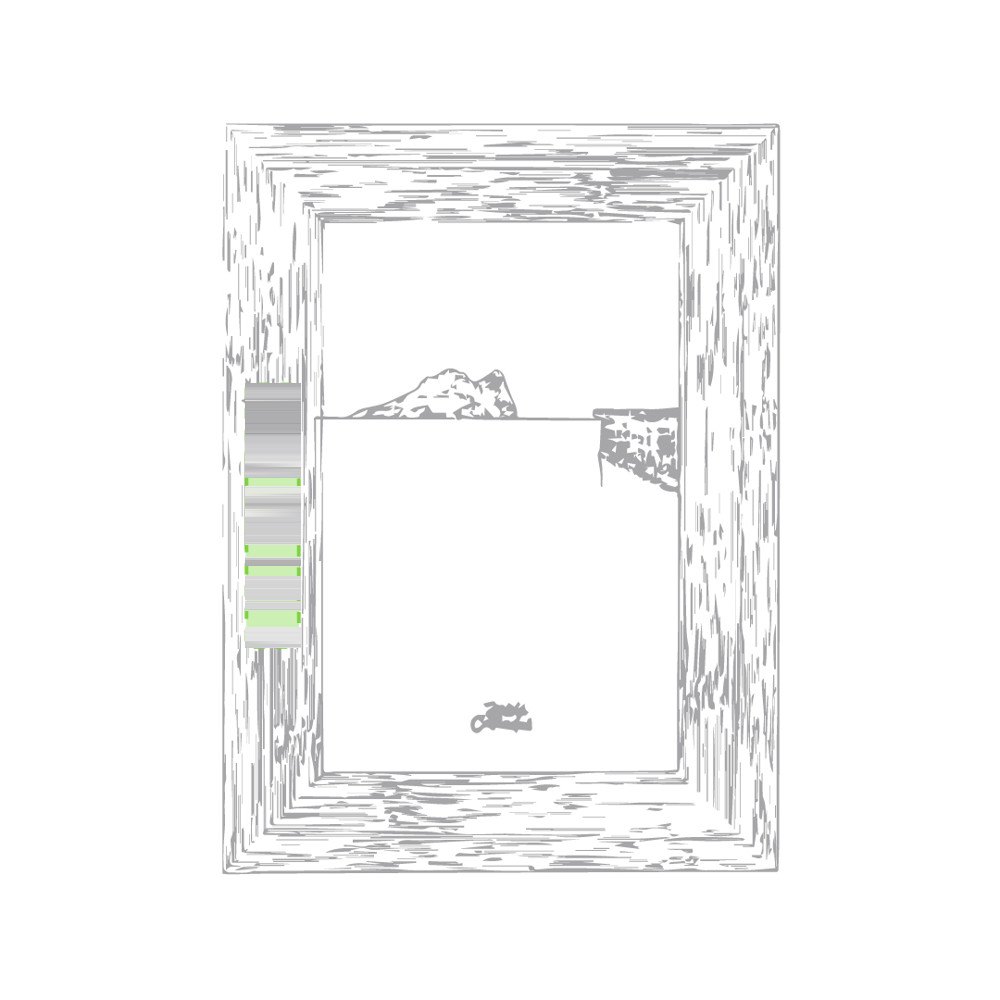 Fotolijst Liban — drukvlak frame zijde 3