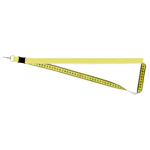 Isla 1-meter RPET sublimatie lanyard met safety breakaway sluiting — drukvlak voorzijde
