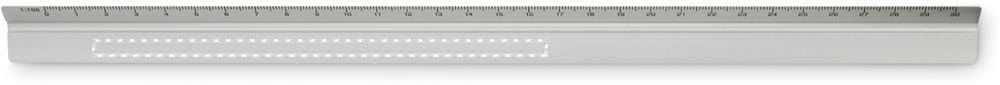 TRIA - Aluminium liniaal 30cm — drukvlak links