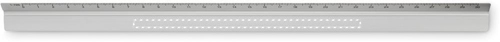 TRIA - Aluminium liniaal 30cm — drukvlak midden