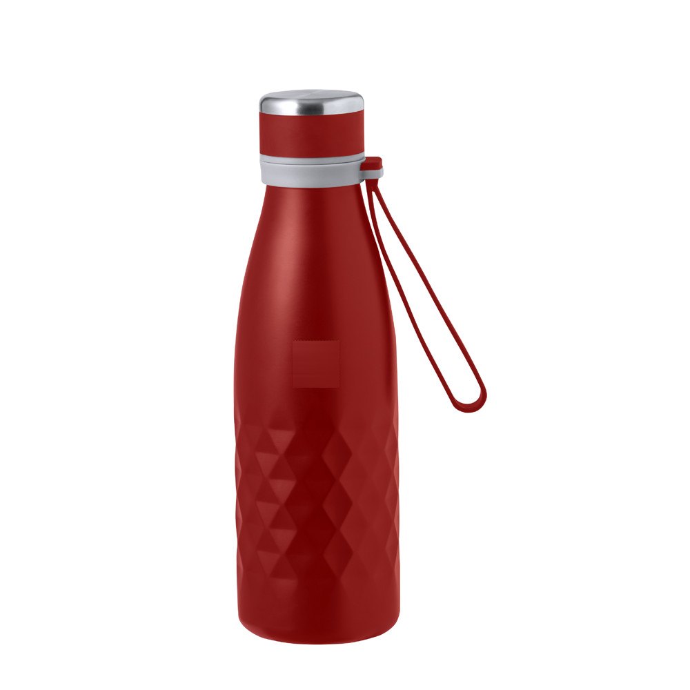 Thermoskan-Fles Hexor — drukvlak midden op de voorzijde