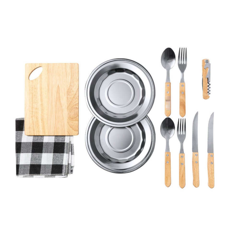 Picnic Set Scotty — drukvlak handvat bovenste lepel