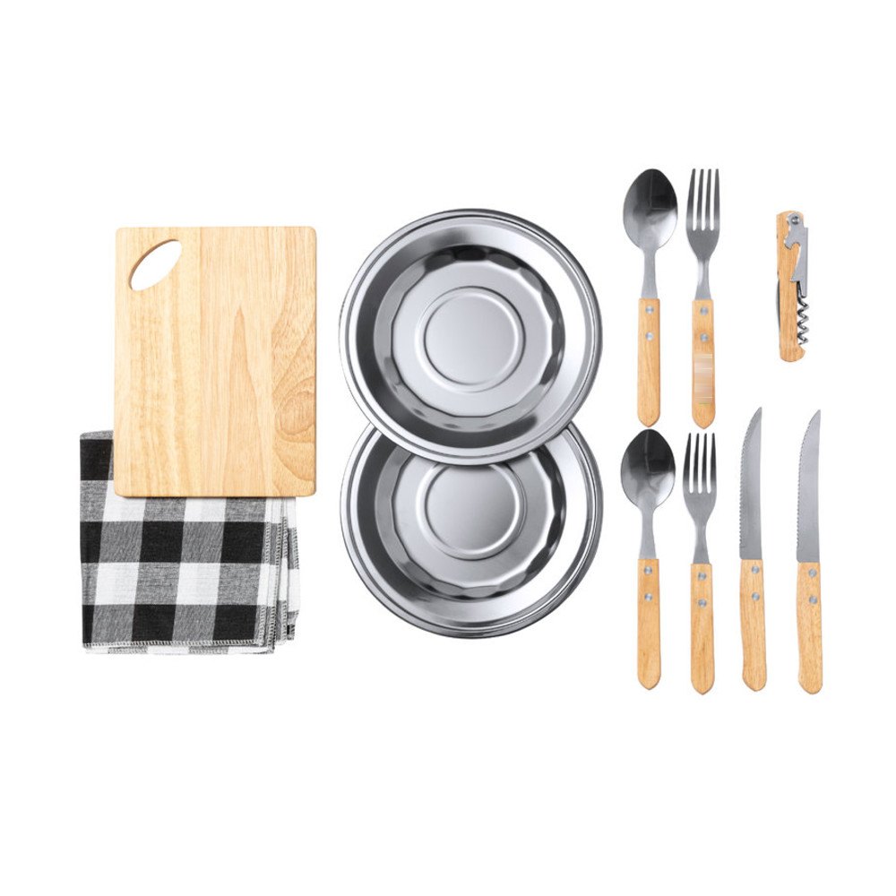 Picnic Set Scotty — drukvlak handvat bovenste vork