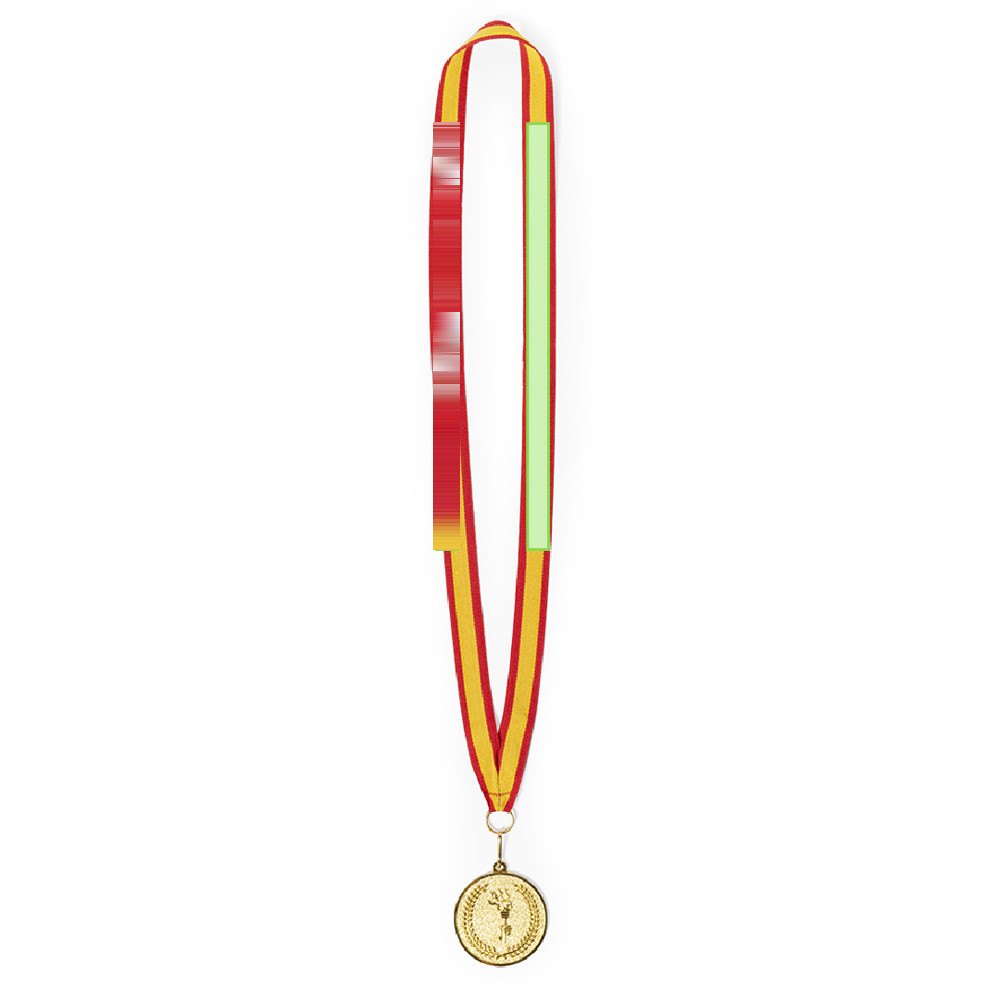 Medaille Corum — drukvlak op beide zijden boven de sluiting op aangezicht