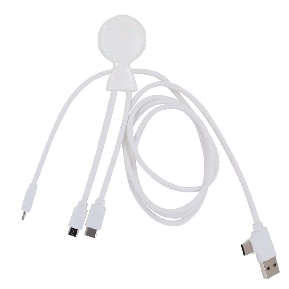 3199 | Xoopar Mr. Bio Powerbank and Cable pack 7000mAh — drukvlak voorzijde kabel