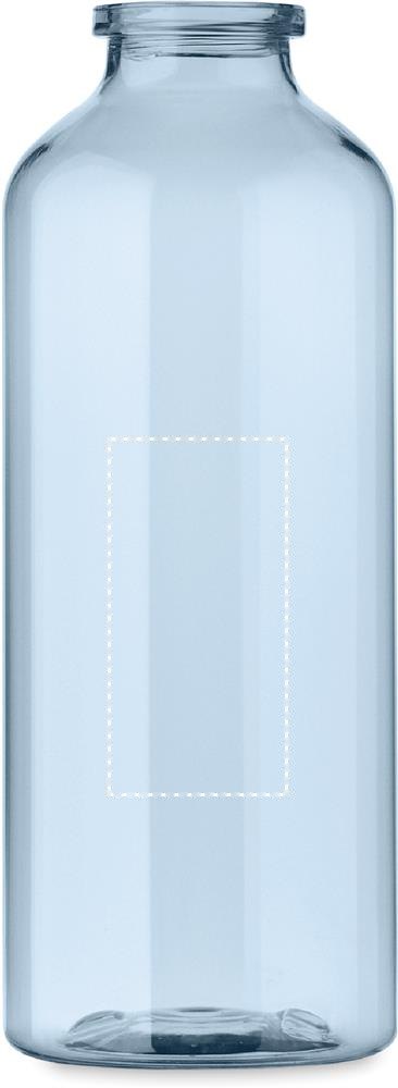MOSS RE500 - RPET fles 500ml — drukvlak achterzijde