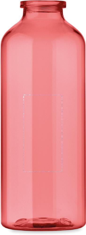 MOSS RE500 - RPET fles 500ml — drukvlak voorzijde