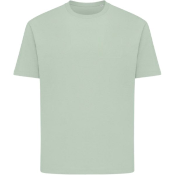 IQONIQ Teide gerecycled katoen t-shirt — drukvlak borst linkerzijde