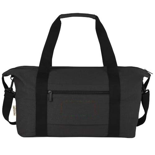 Joey GRS gerecyclede canvas duffel bag, 25 l — drukvlak vak