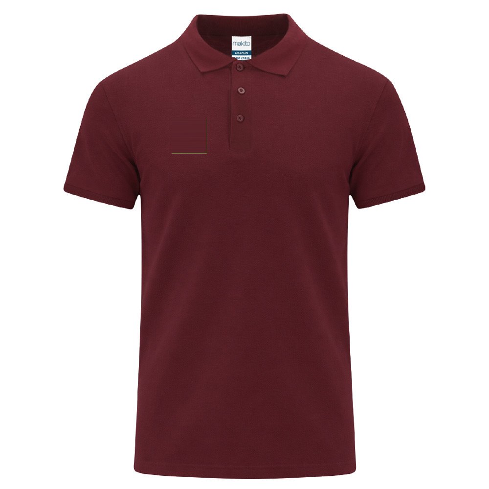Volwassene Kleuren T-Shirt Chaplin — drukvlak rechterborst