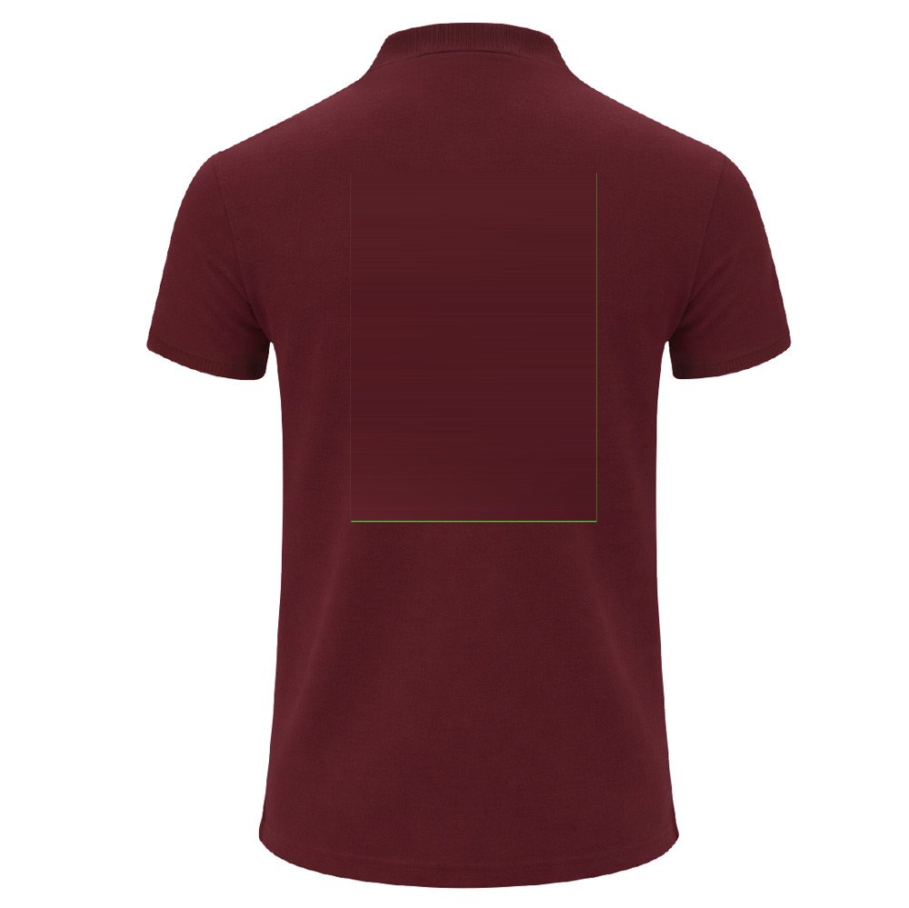 Volwassene Kleuren T-Shirt Chaplin — drukvlak midden op de rug