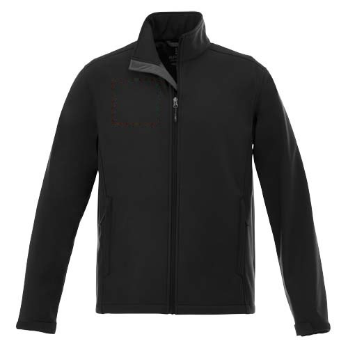 Maxson softshell heren jas — drukvlak rechter borst
