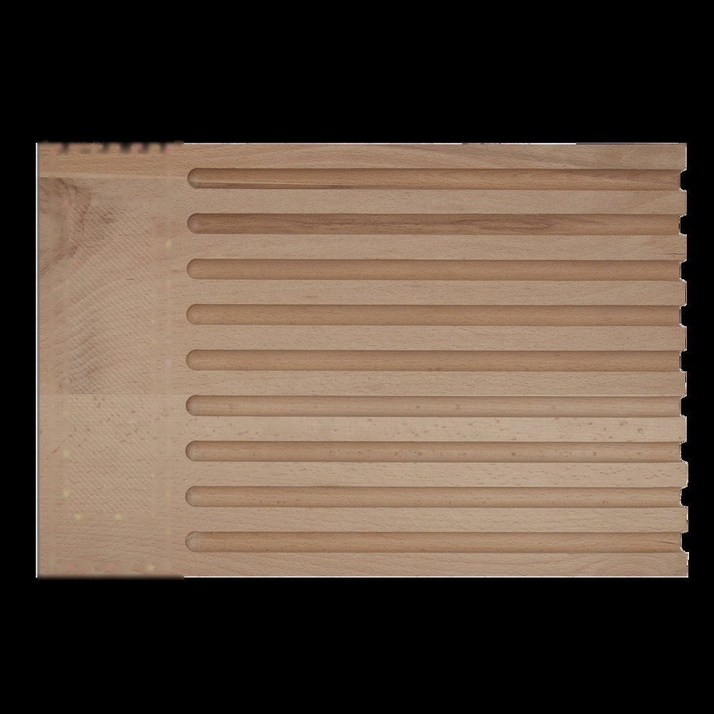 WOODEN BAKY - Snijplank — drukvlak op de korte kant van de van de plank