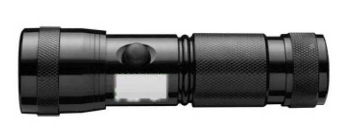 Zaklamp Romeo | Aluminium | 14 LED — drukvlak houder
