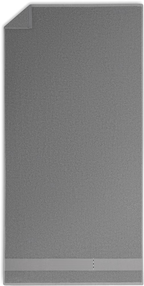 PERRY - Handdoek organisch 140x70 — drukvlak strip middle