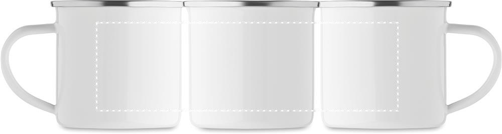 PLATEADO S - Sublimatiemok emaillelaag 200ml — drukvlak drukvlak 1