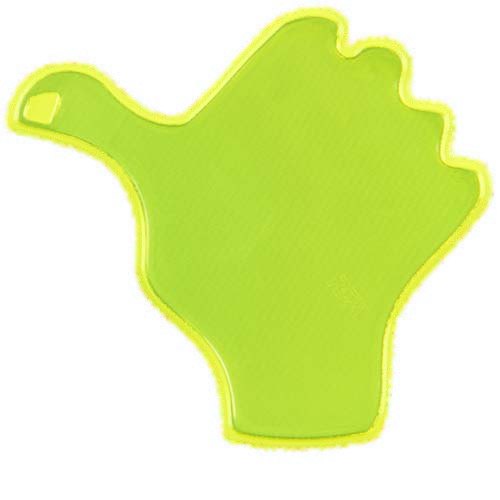 RFX™ Reflecterende sticker duim — drukvlak voorkant (onder reflecterende laag)