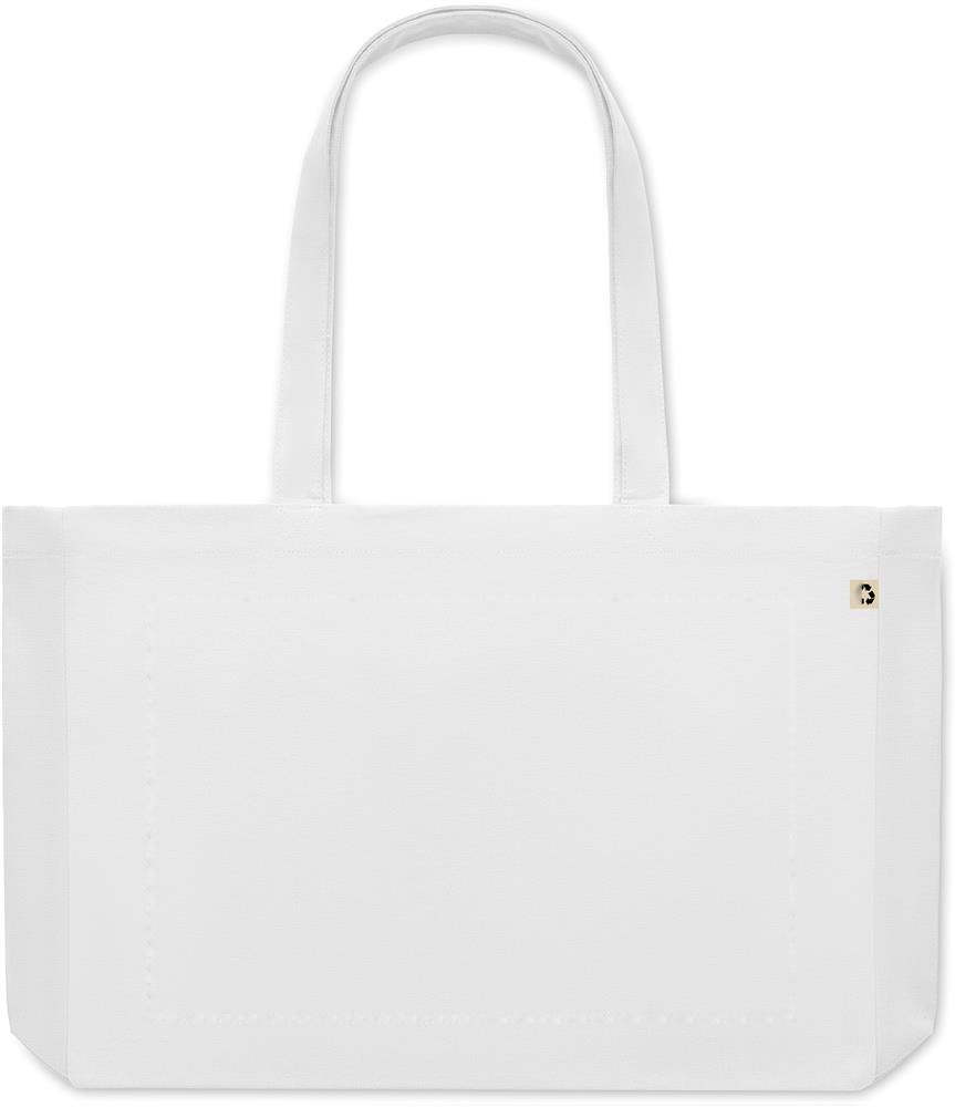 RESPECT COLOURED - Gerecyclede tas 280 gr/m² — drukvlak achterzijde