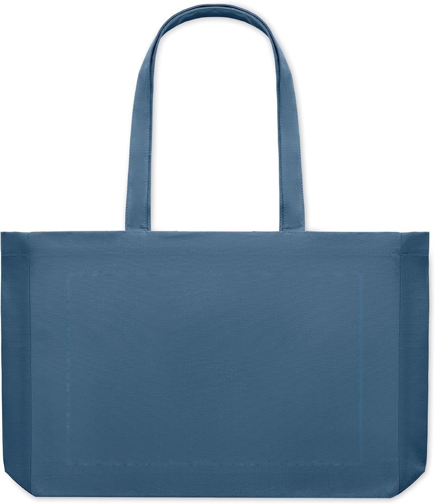 RESPECT COLOURED - Gerecyclede tas 280 gr/m² — drukvlak voorzijde