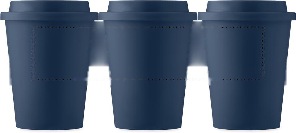 SORA - Dubbelwandige beker PP 300 ml — drukvlak drukvlak 1
