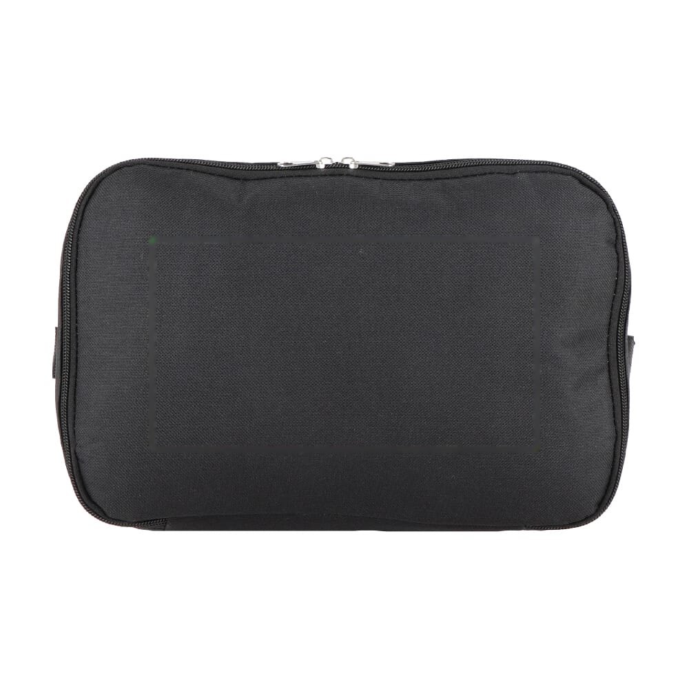 R-PET 600D koeltas met dubbele compartimenten, 30 x 20 x 24 cm, 12L — drukvlak bovenkant