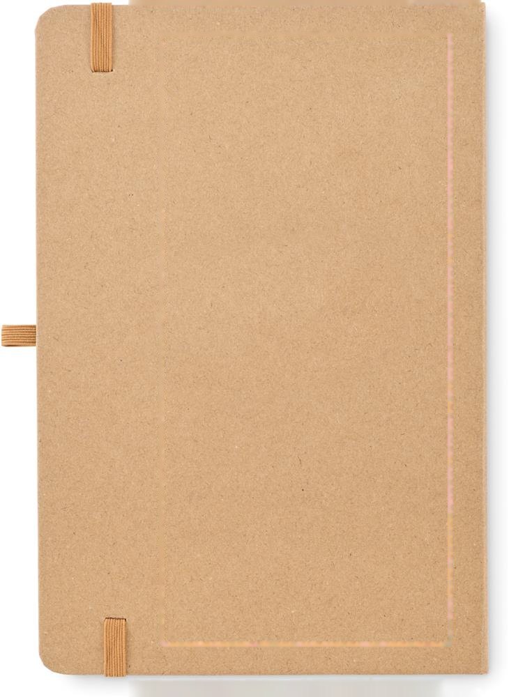STICKNOTE - A5 notitieboek gerecycled papier s — drukvlak achterzijde