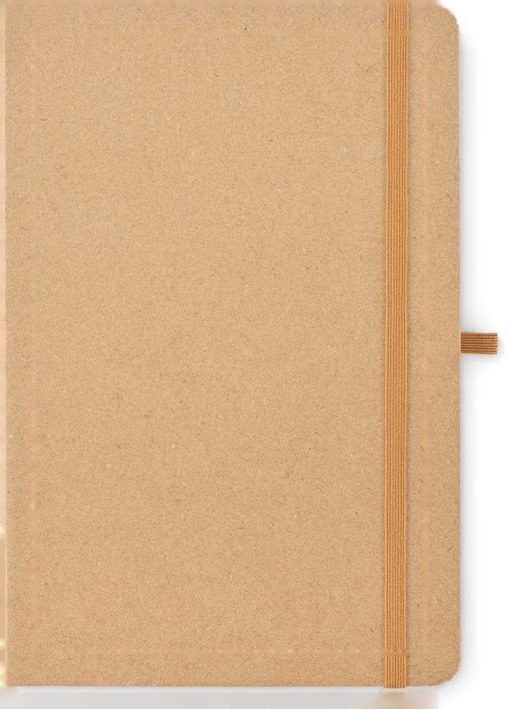 STICKNOTE - A5 notitieboek gerecycled papier s — drukvlak voorzijde