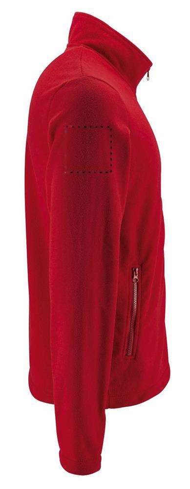 NORMAN MEN - NORMAN heren fleece 220g — drukvlak rechterarm