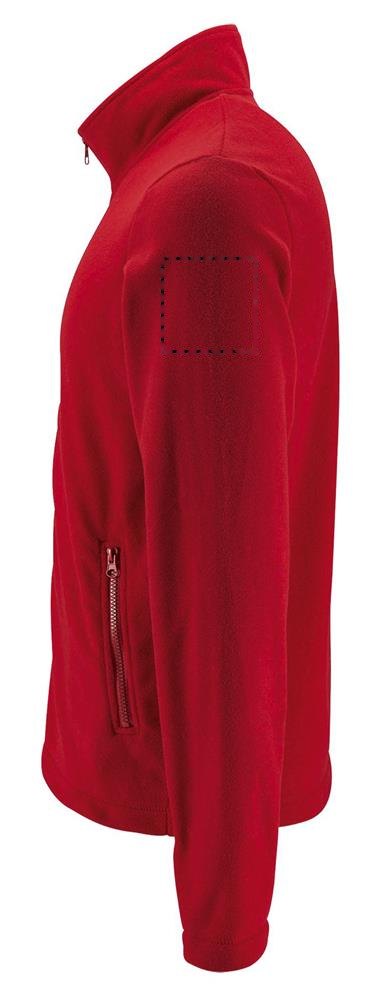 NORMAN MEN - NORMAN heren fleece 220g — drukvlak linkerarm