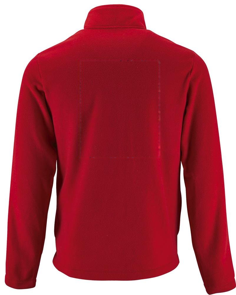 NORMAN MEN - NORMAN heren fleece 220g — drukvlak achterzijde