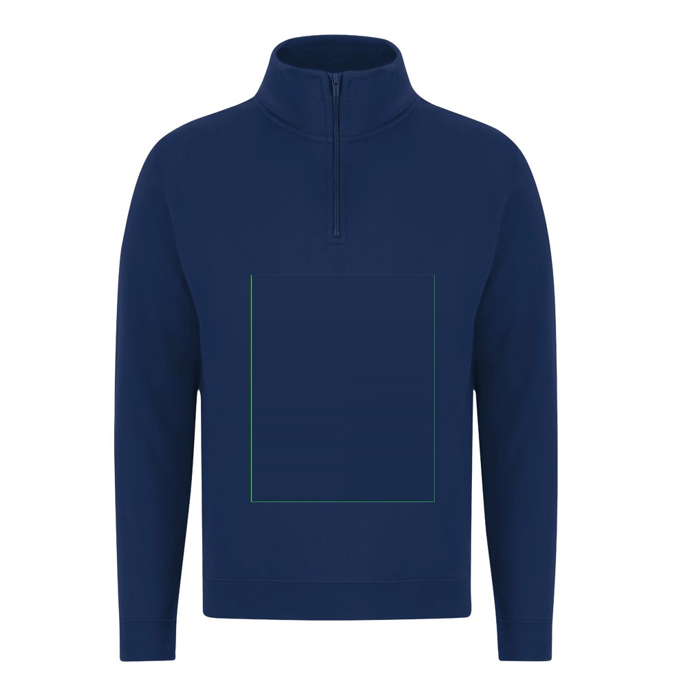 Volwassene Sweatshirt Galaxy — drukvlak midden voorzijde