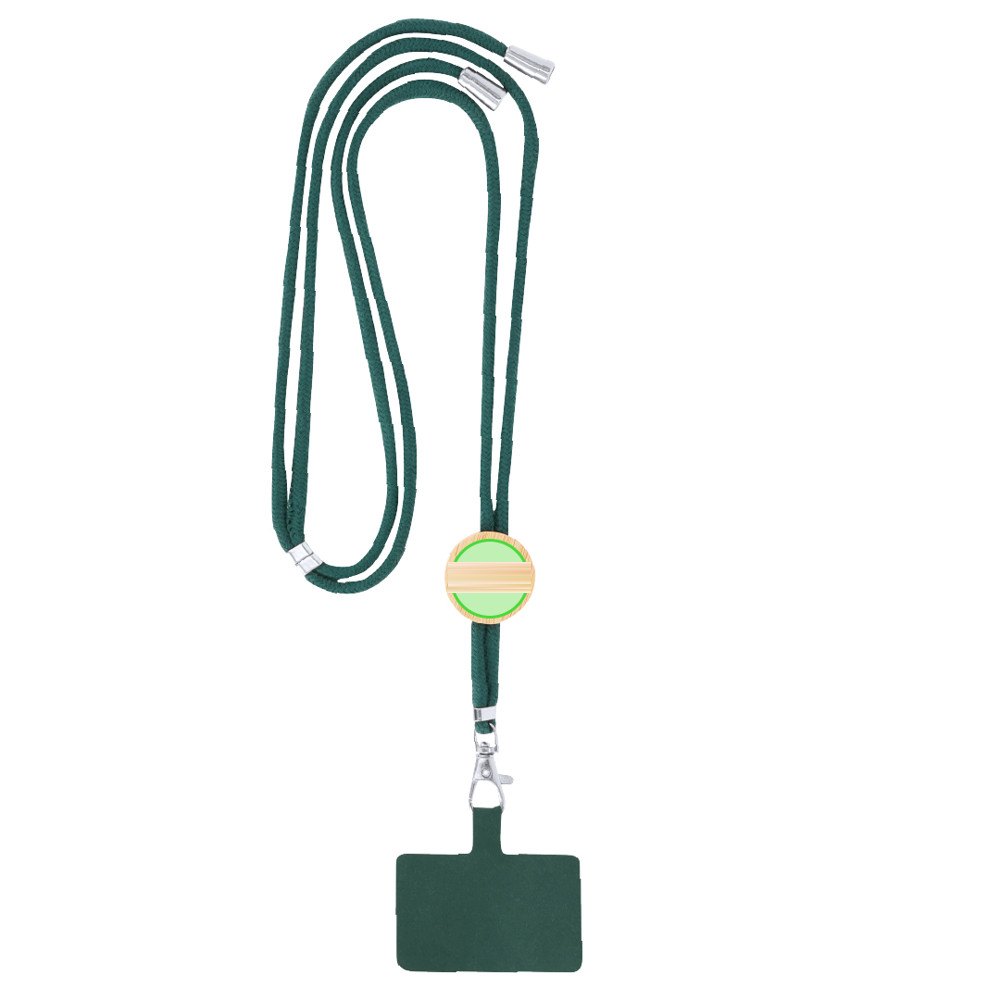 Houder Lanyard Thorne — drukvlak op het houten schijfje