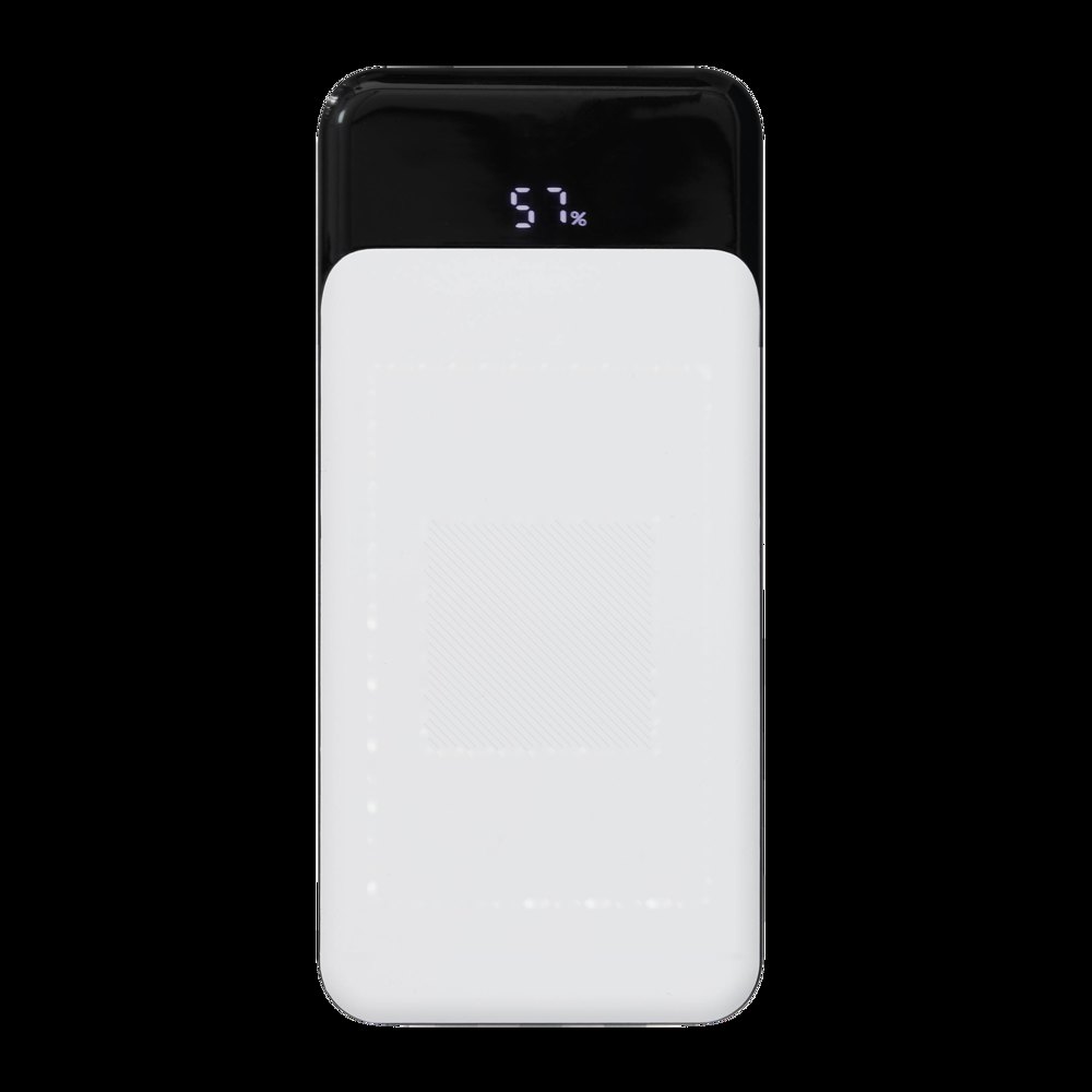 POWERSTOCK - Powerbank — drukvlak gecentreerd bovenaan