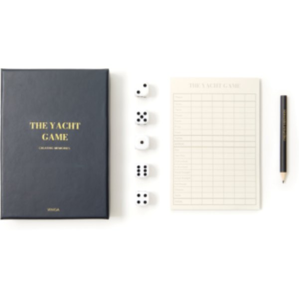 VINGA The Yacht coffee table game — drukvlak doos