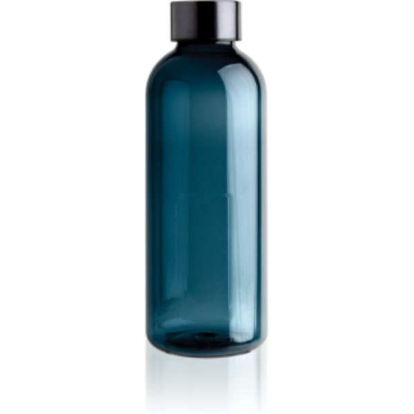 Lekvrije waterfles met metallic dop — drukvlak artikel voorzijde onder