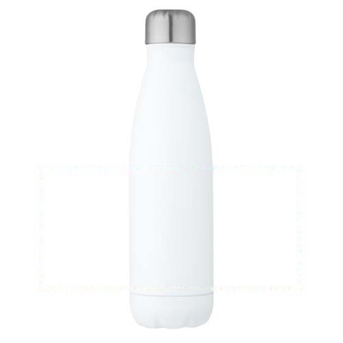 Cove 500 ml vacuüm geïsoleerde fles van RCS-gecertificeerd gerecycled roestvrij staal — drukvlak rondom