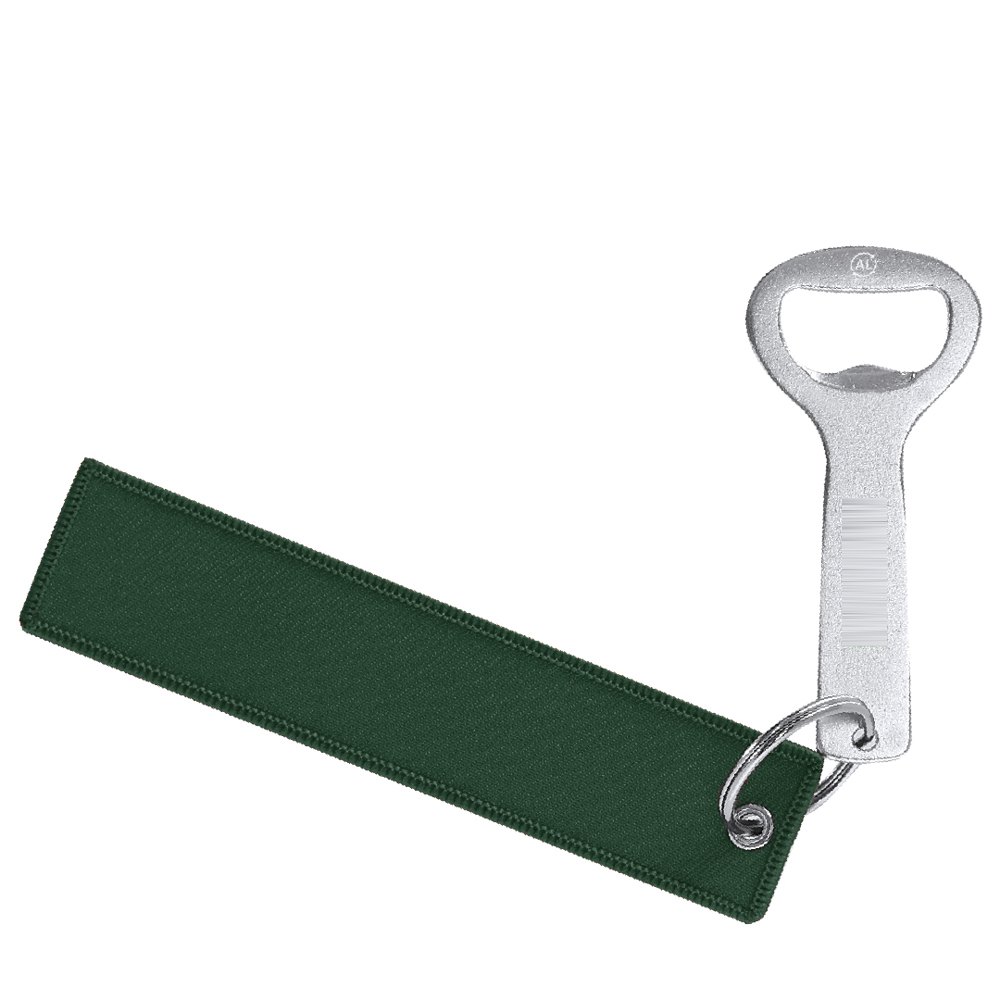 Sleutelhanger Opener Kudot — drukvlak voorzijde metalen handvat