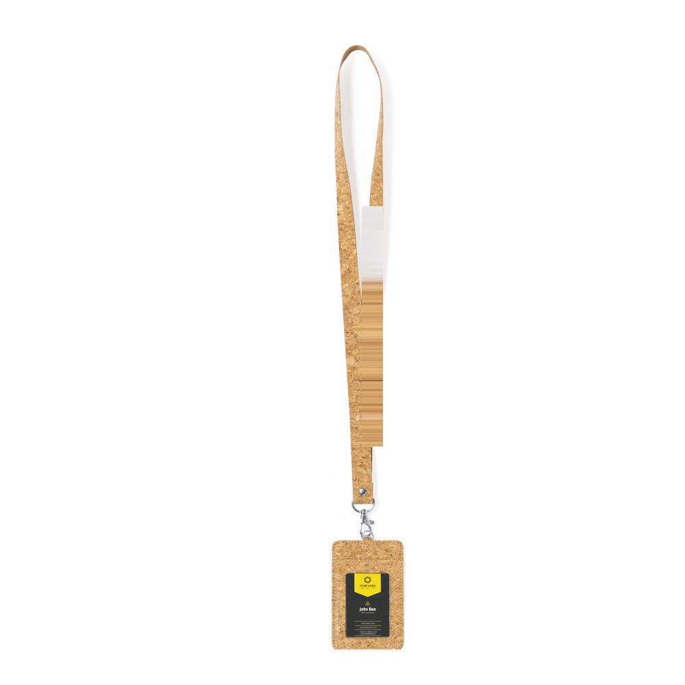 Badge Lanyard Beryel — drukvlak rechterzijde lanyard