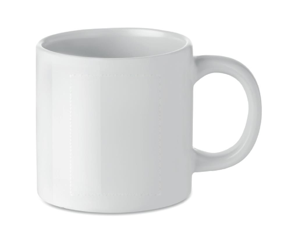 MINI SUBLIM - Sublimatiebeker klein — drukvlak rechtshandig