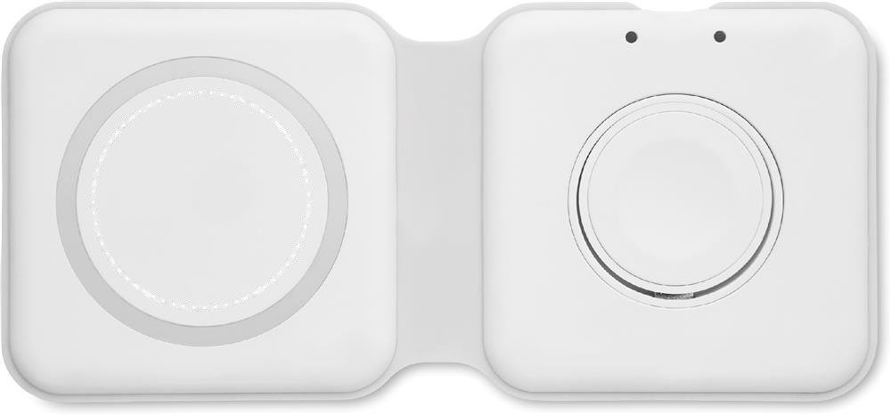 FLIP - 2-in-1 opvouwbare lader 15W — drukvlak midden op linkerpad