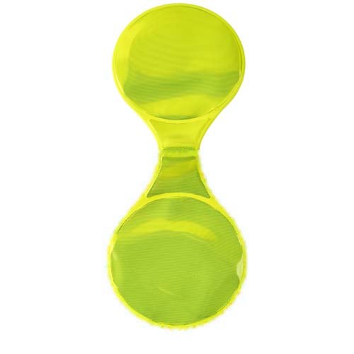 RFX™ kleine ronde reflecterende pvc magneet — drukvlak achterkant (onder reflecterende laag)