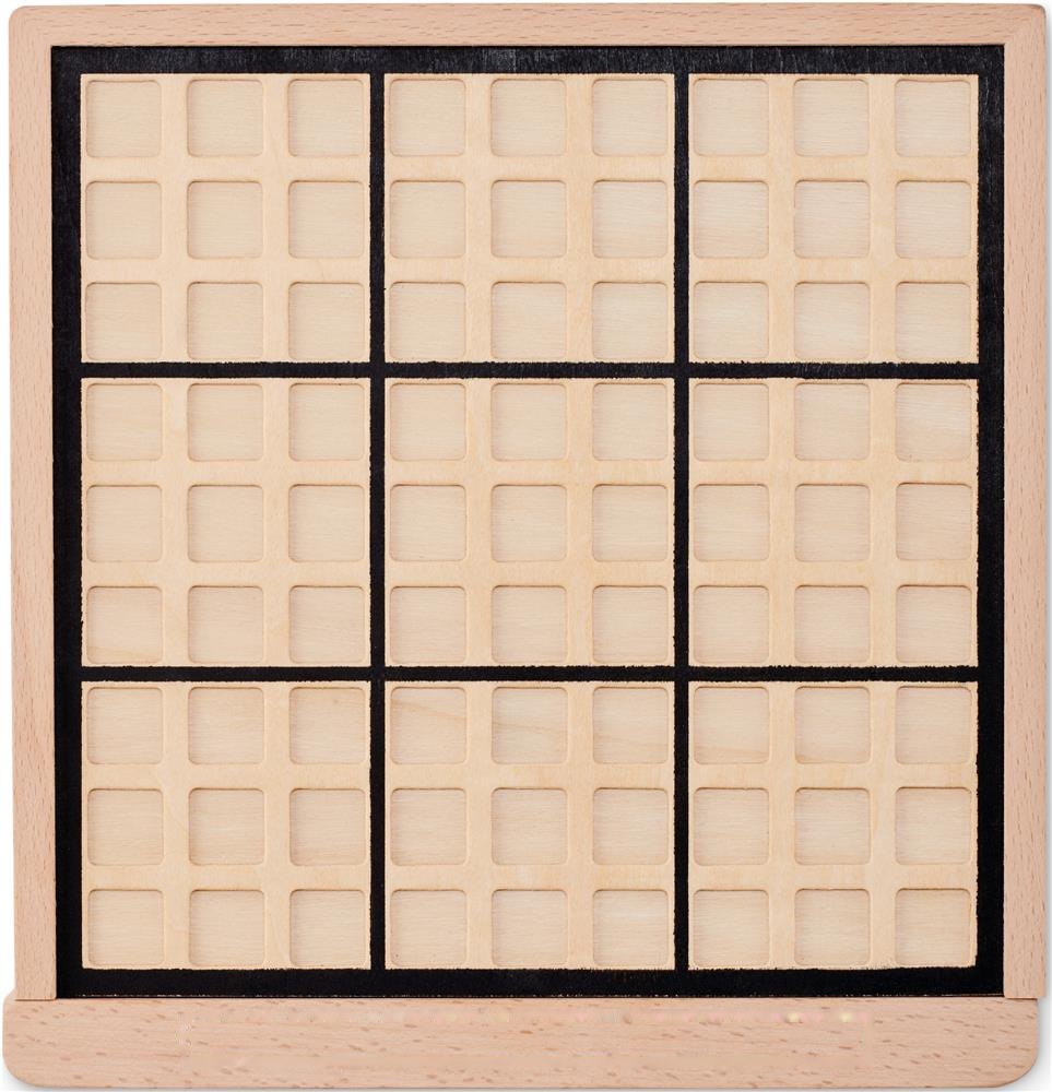 SUDOKU - Houten sudoku bordspel — drukvlak bovenzijde