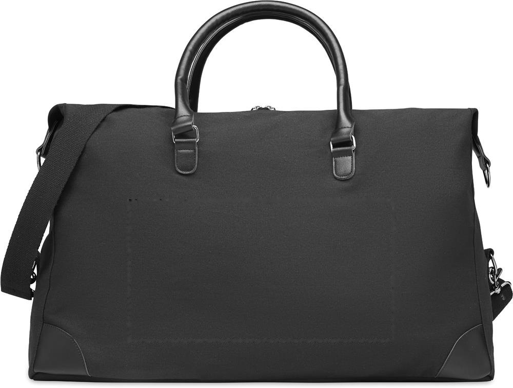 MONACO - Canvas weekendtas 340 gr/m² — drukvlak midden op de voorkant