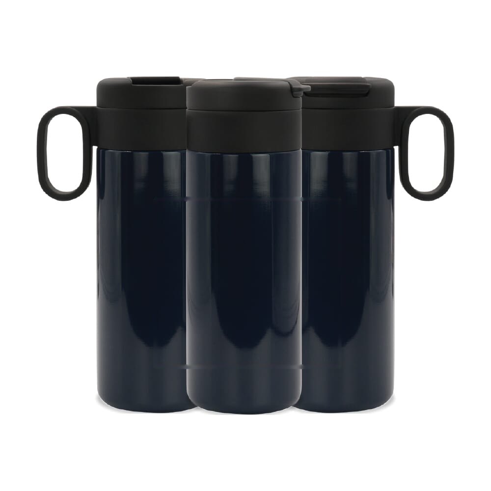 Thermofles Flow met handvat 400ml — drukvlak rondom