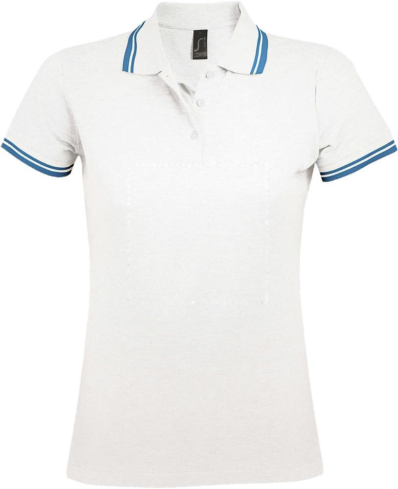 PASADENA WOMEN - PASADENA dames polo 200g — drukvlak voorzijde