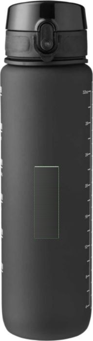 Drinkfles Brinley | Gerecycled | 1 l — drukvlak zijkant